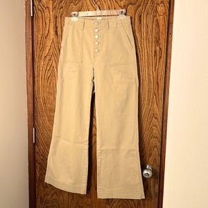 High waist wide leg pants by Gap, size 4